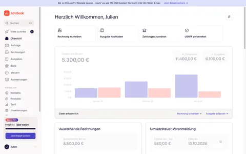 Hinweis: 14 Tage Test