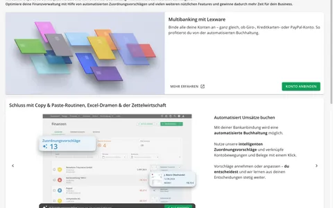 Banking vor der Kontoverbindung